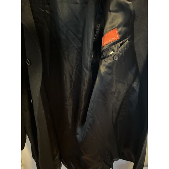 Mario Valente Overcoat Trench Coat 42L Wool & Cashmere Pristine Condition Italy - Picture 7 of 11